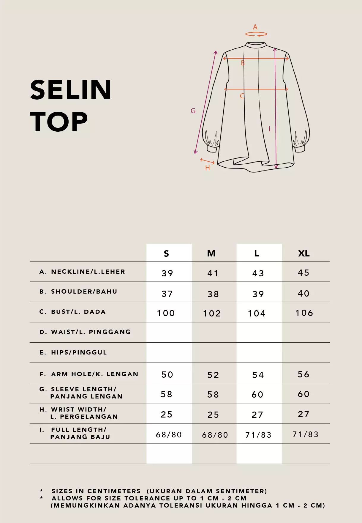 Kami Selin Asymmetric Top Macaroon