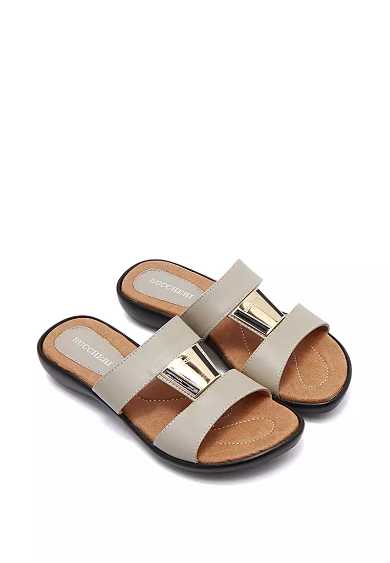 Buccheri Orinka Sendal Wanita Krem