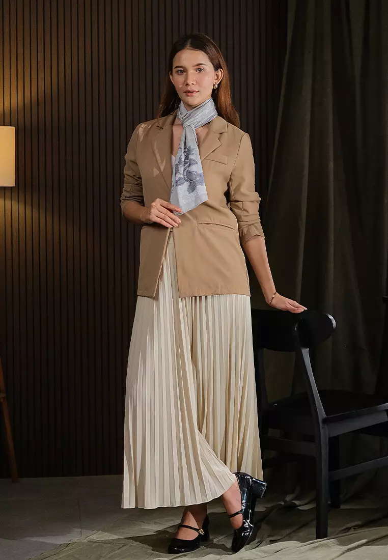 Hadinata Batik Wanita Syal Scarf Satarupa Grey