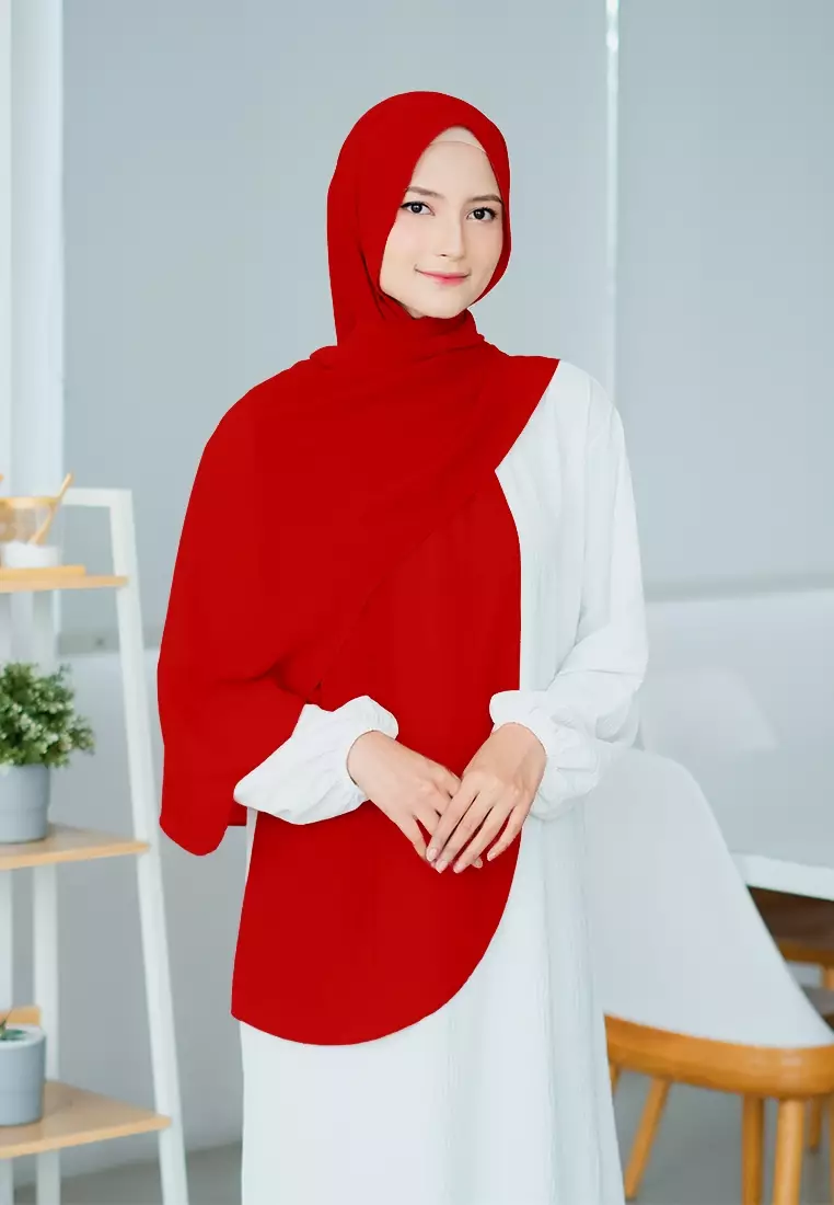 HIJAB INSTAN SAFFA - RED