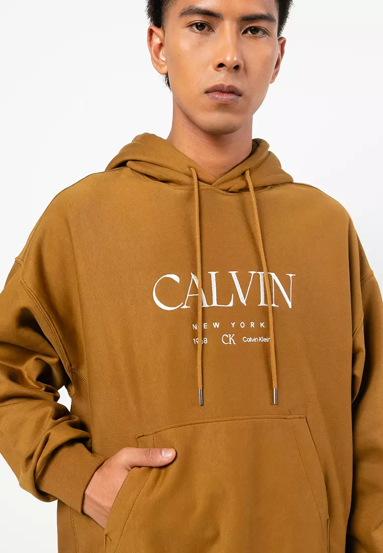 Long Sleeve Premium Terry Calvin Graphic Hoodie - Calvin Klein Jeans