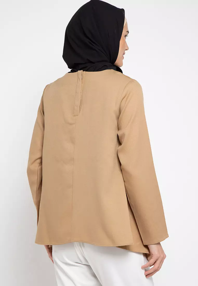 Lillia Blouse In Brown