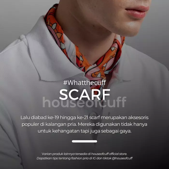 Houseofcuff Scarf Syal Bandana Leher Pria Formal X28