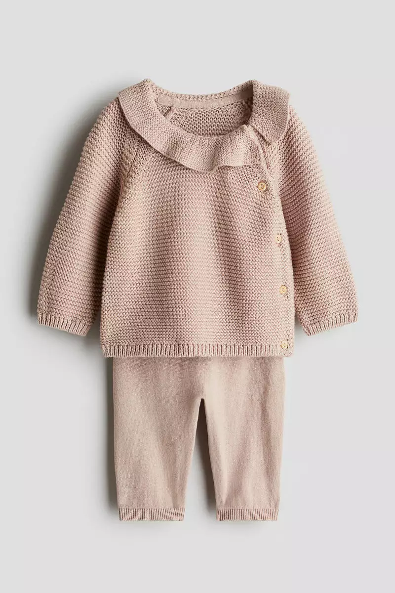 2-piece knitted cotton set