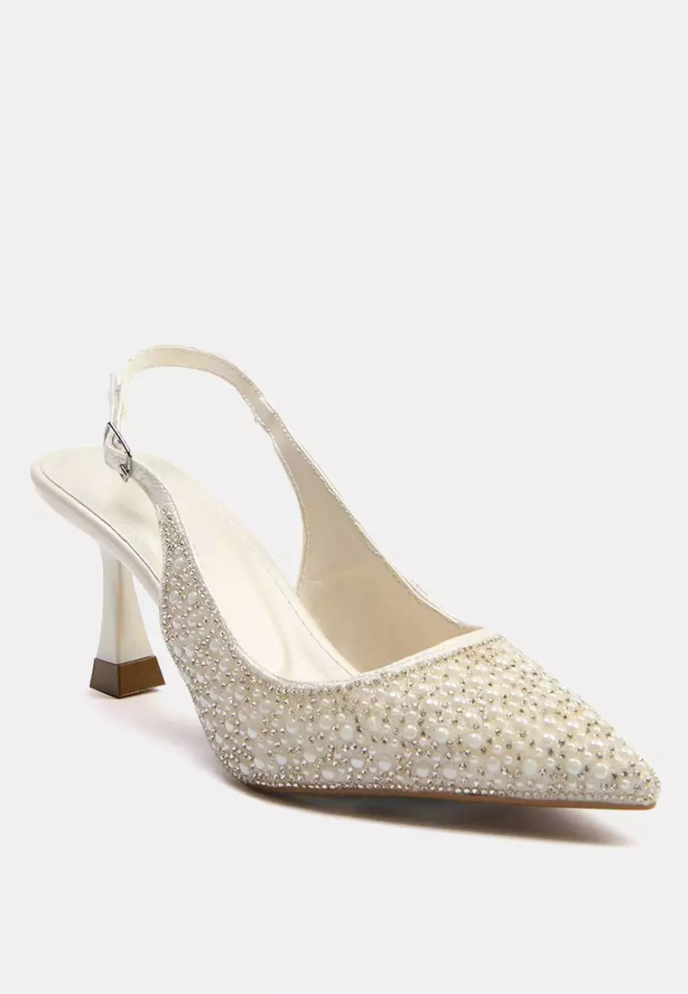 Bridal Mid Heels
