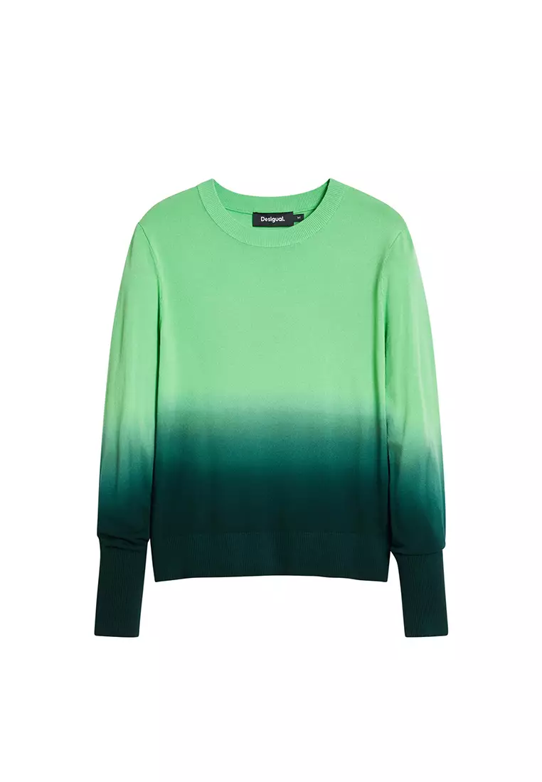 Gradient lightweight sweater