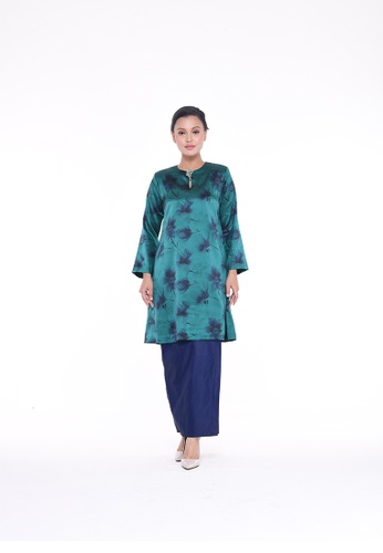  Buy  POYA Baju  Kurung  Moden Che Kiah Turquoise Online 