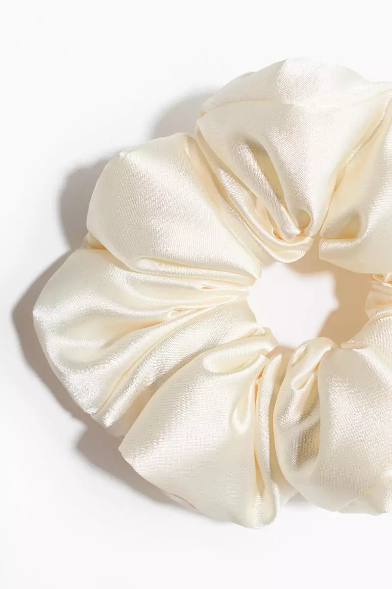 Satin scrunchie