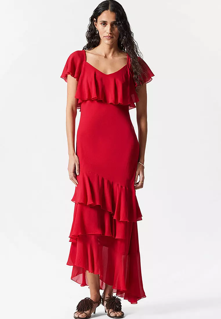 Ruffle Maxi Dress