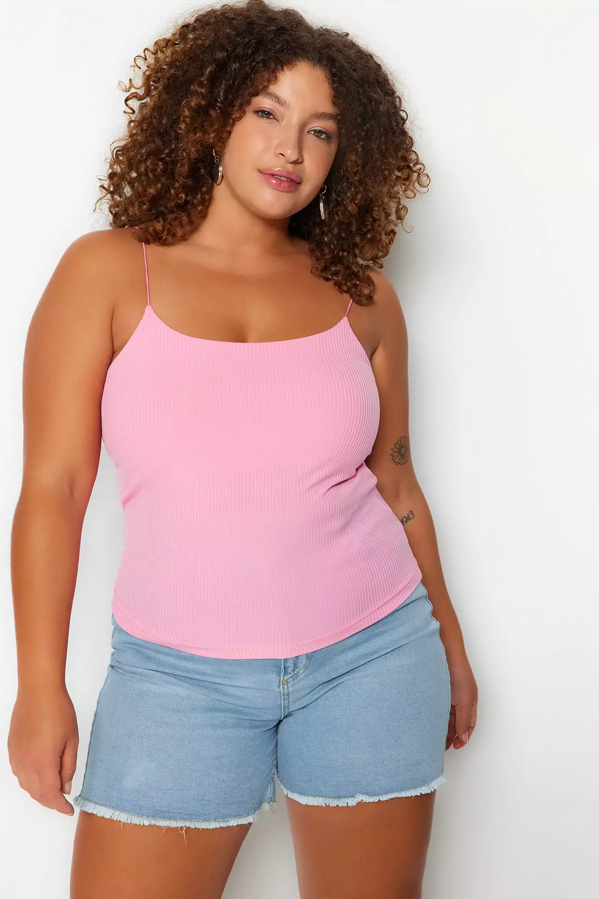 Plus Size Crop Tank Top