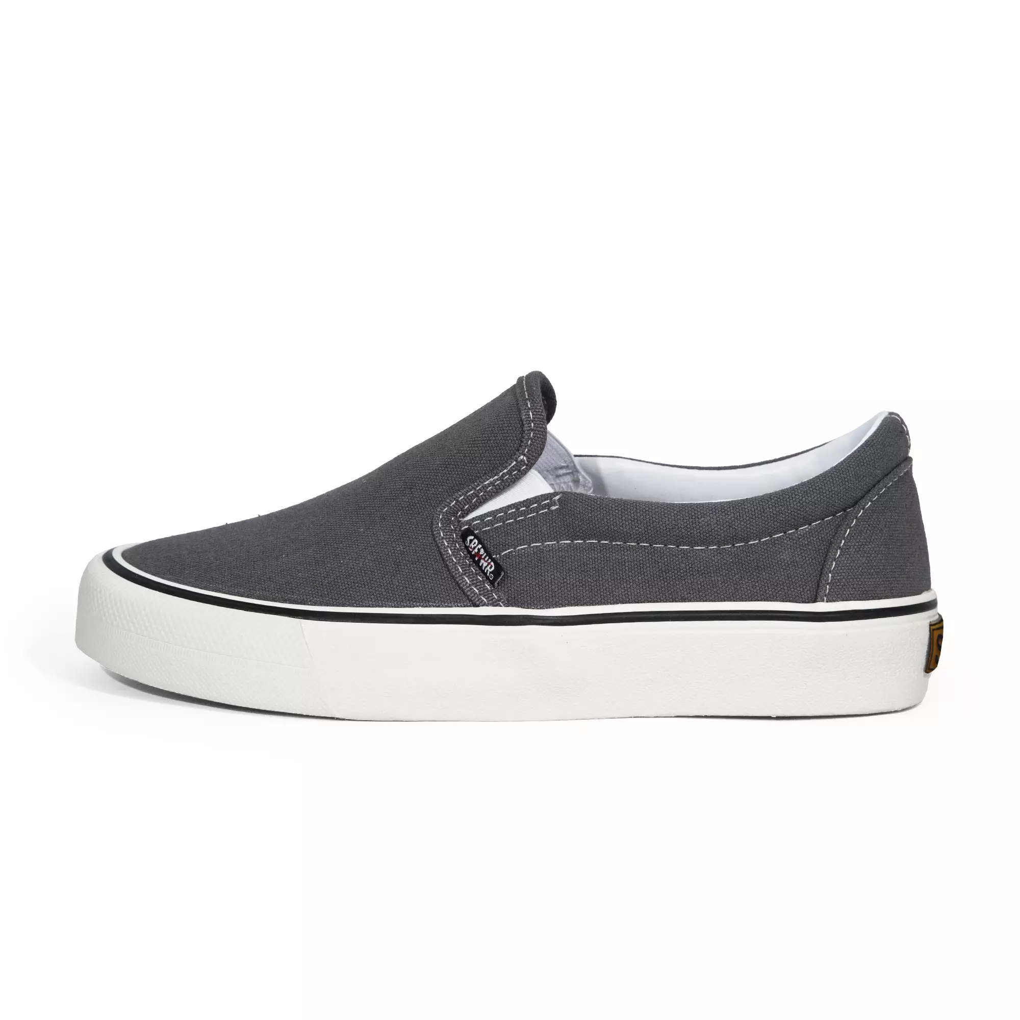 Jual SABA SABA Vintage Slip On Grey White Classic Sepatu