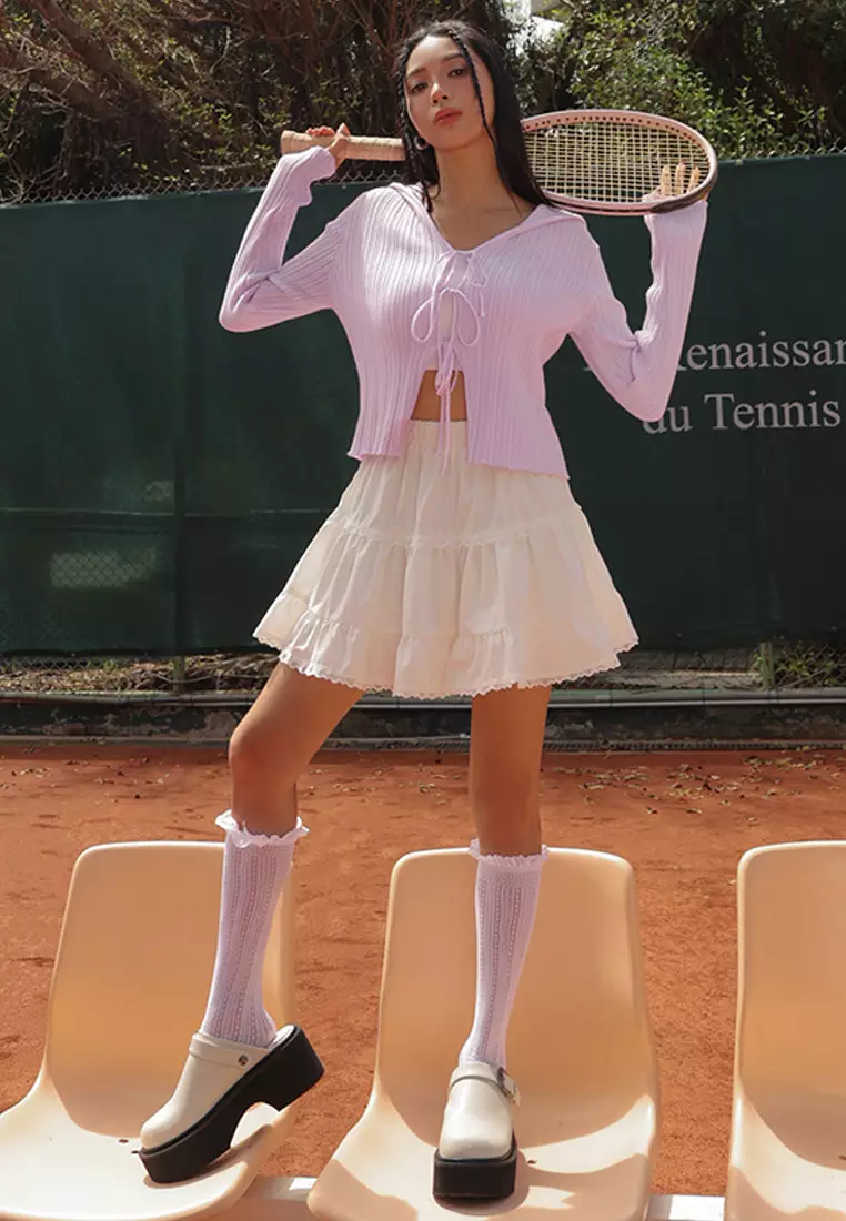 Sailor Collared Knitted Top