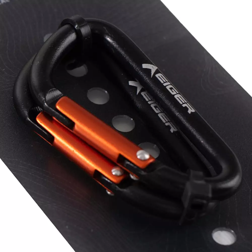 Eiger 5 MM D Carabiner 2 Pcs Keychain