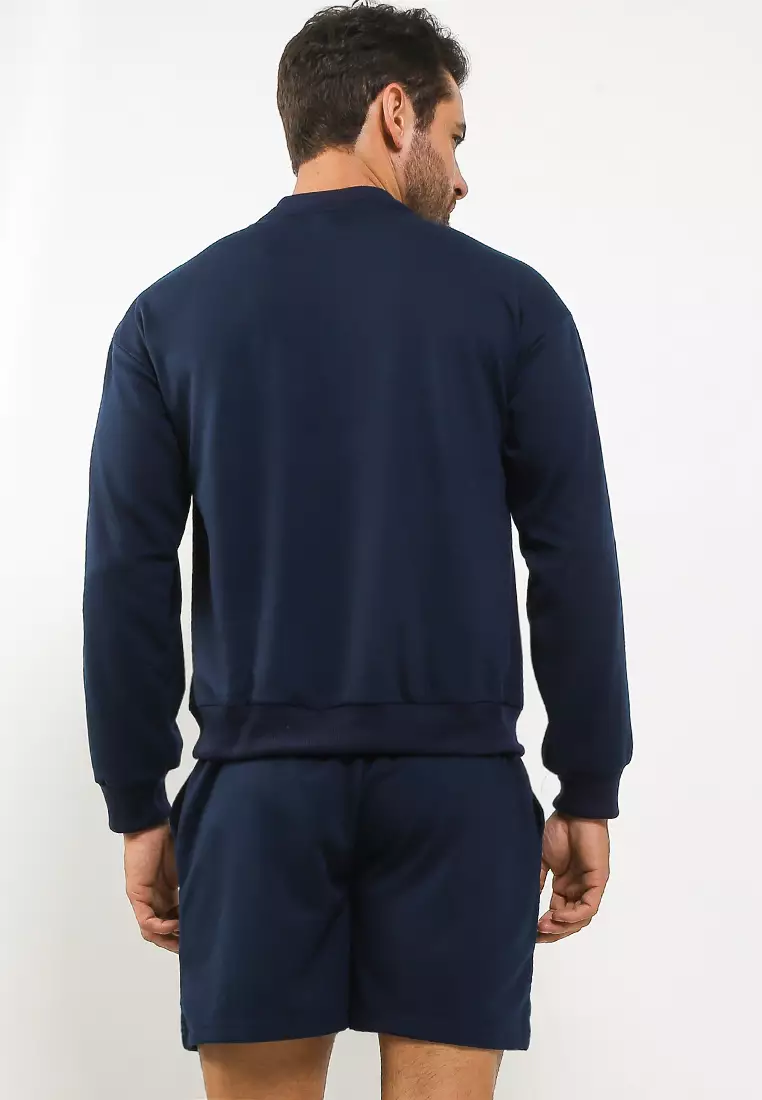 Long Sleeve Sweater Short Pants New York