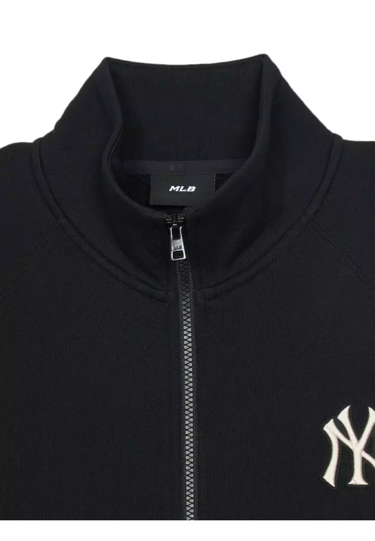 BASIC MEDIUM LOGO STAND NECK ZIP UP NEW YORK YANKEES