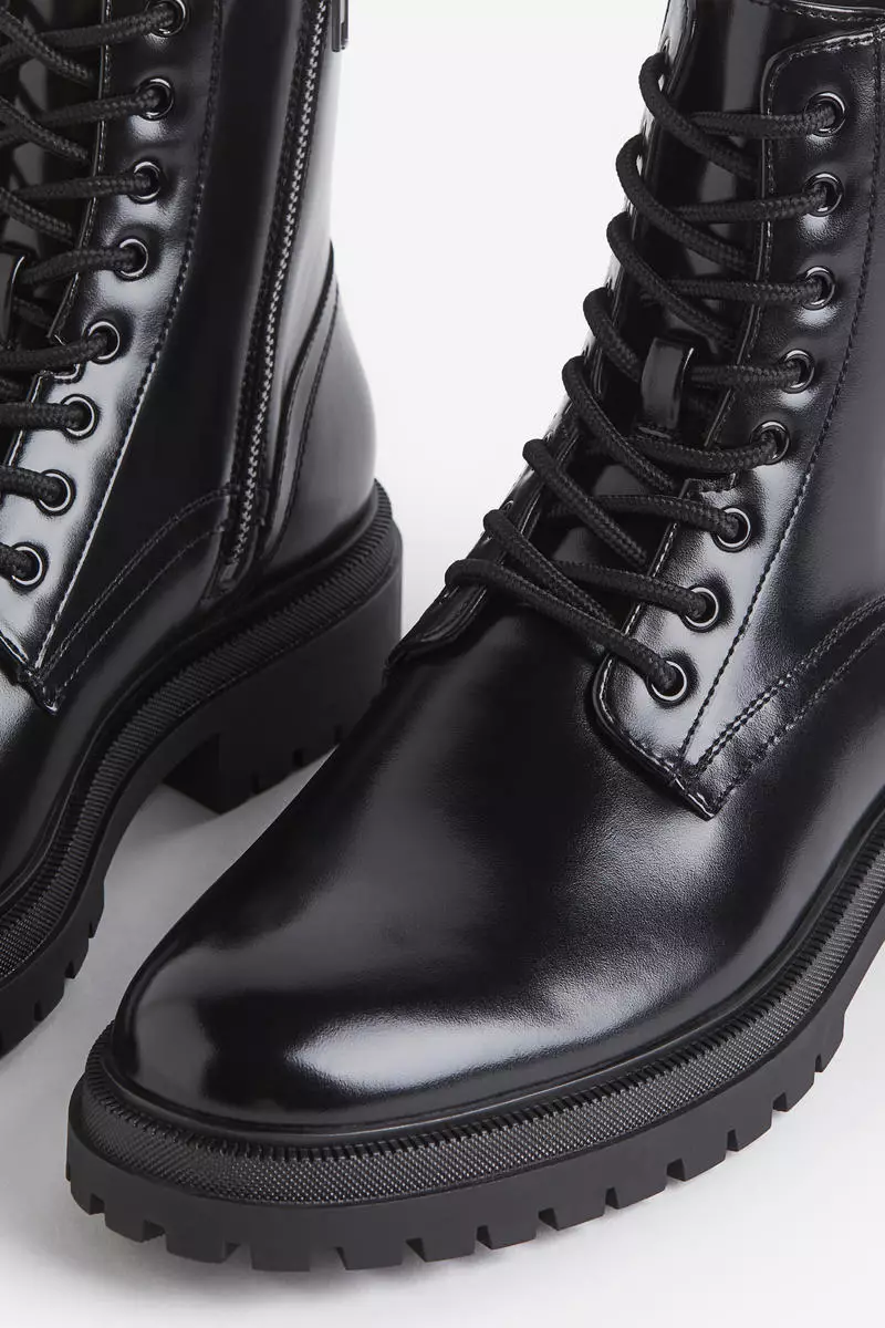Buy H&M Laceup boots Online ZALORA Malaysia
