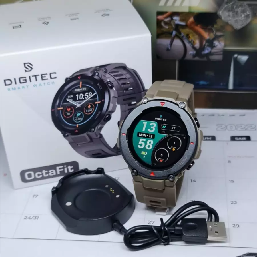 DIGITEC OctaFit SMARTWATCH - Jam Tangan Unisex ORIGINAL