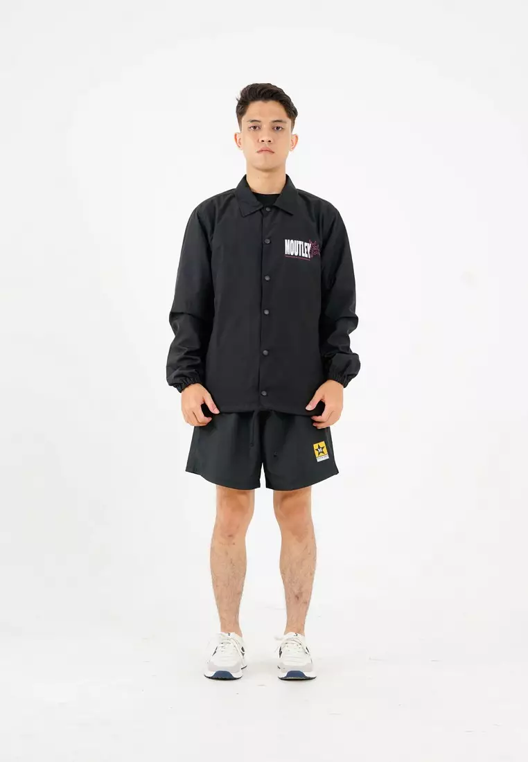 Moutley Men's Coach Jacket Regular Fit All Creature 171224