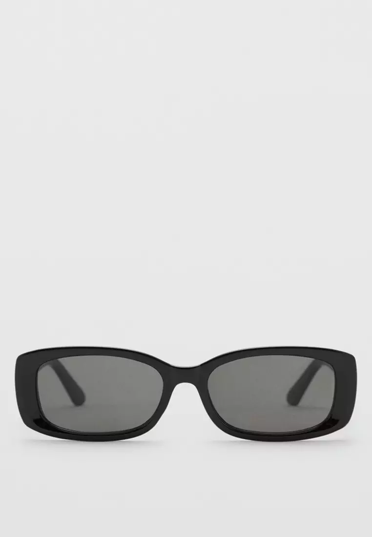 Rectangular-Frame Sunglasses