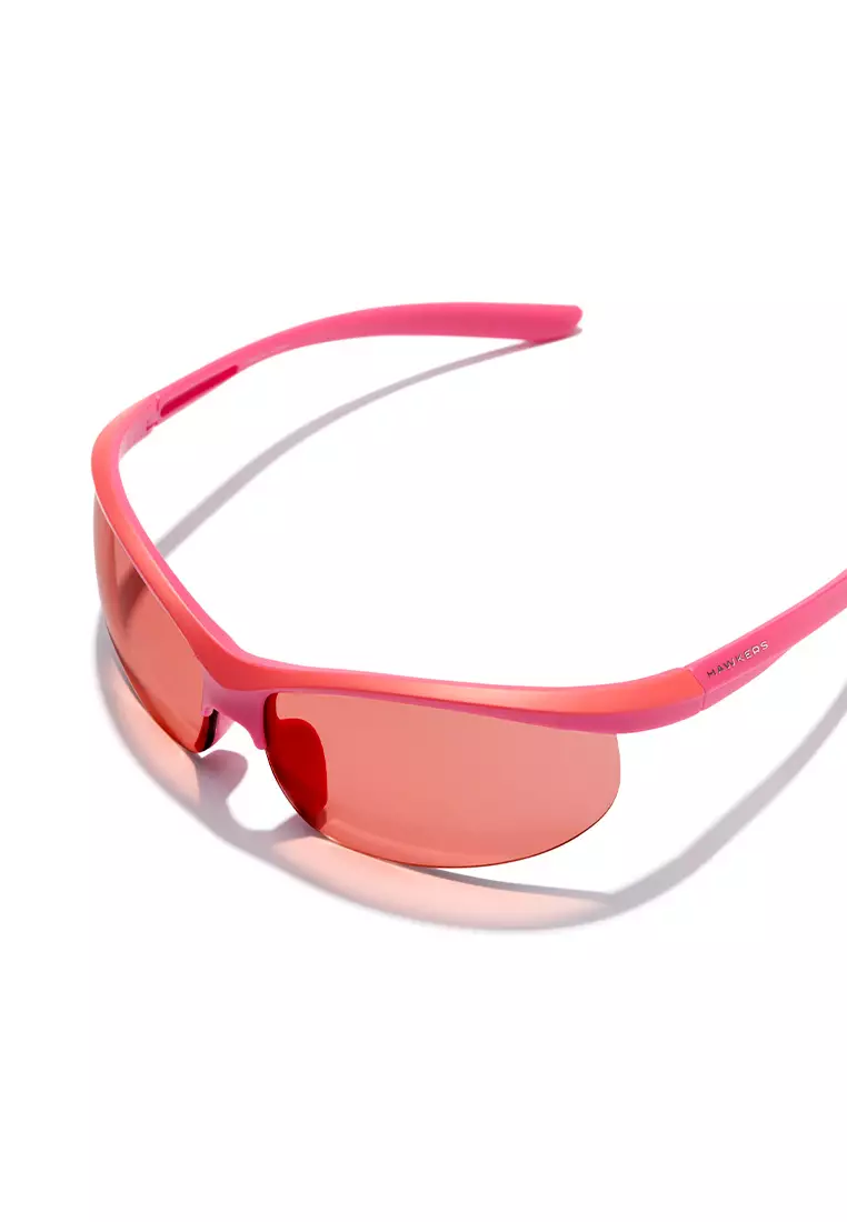 HAWKERS Pink Salmon Radiante Sunglasses For Women, Female. Official Product Designed In Spain