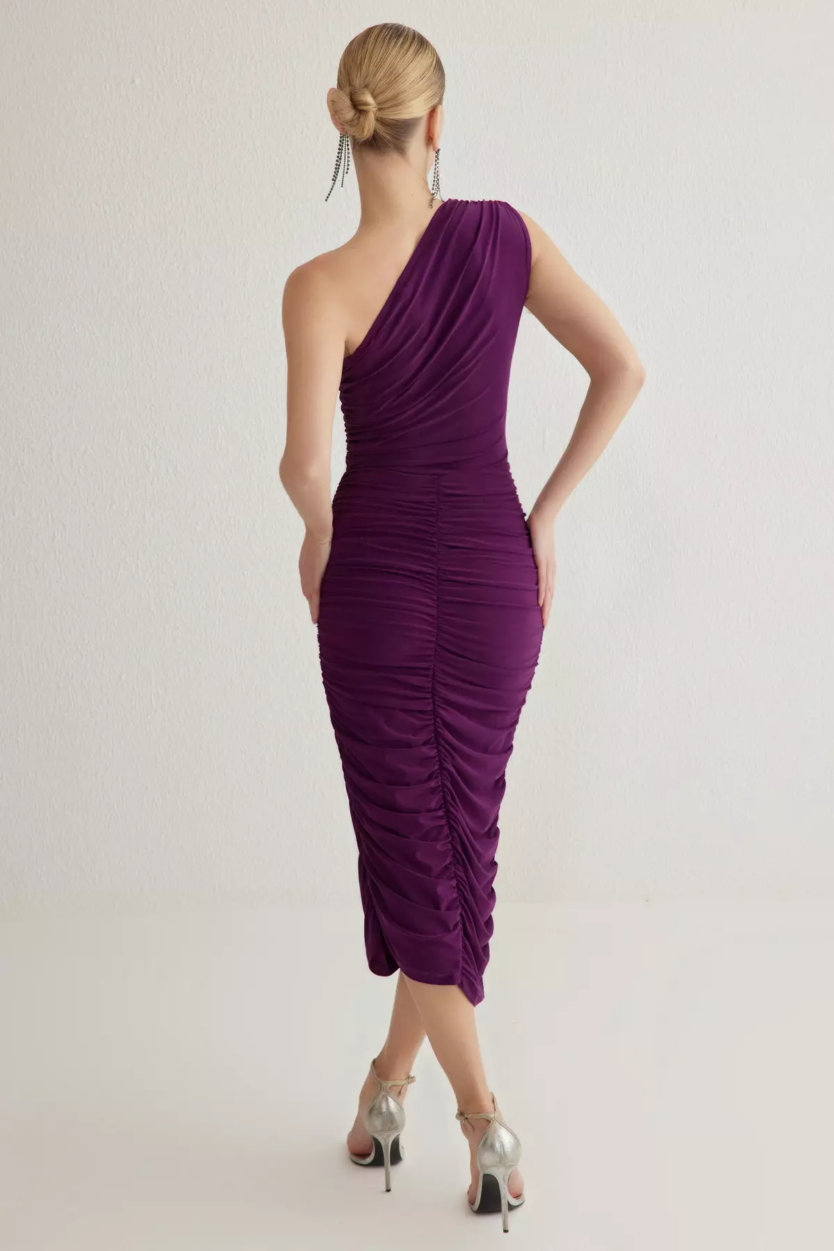 Frilled Tulle Bodycon Dress