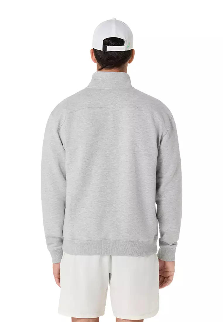 Asics Men Court Core Graphic Half Zip Sweatshirt-2041A384.020
