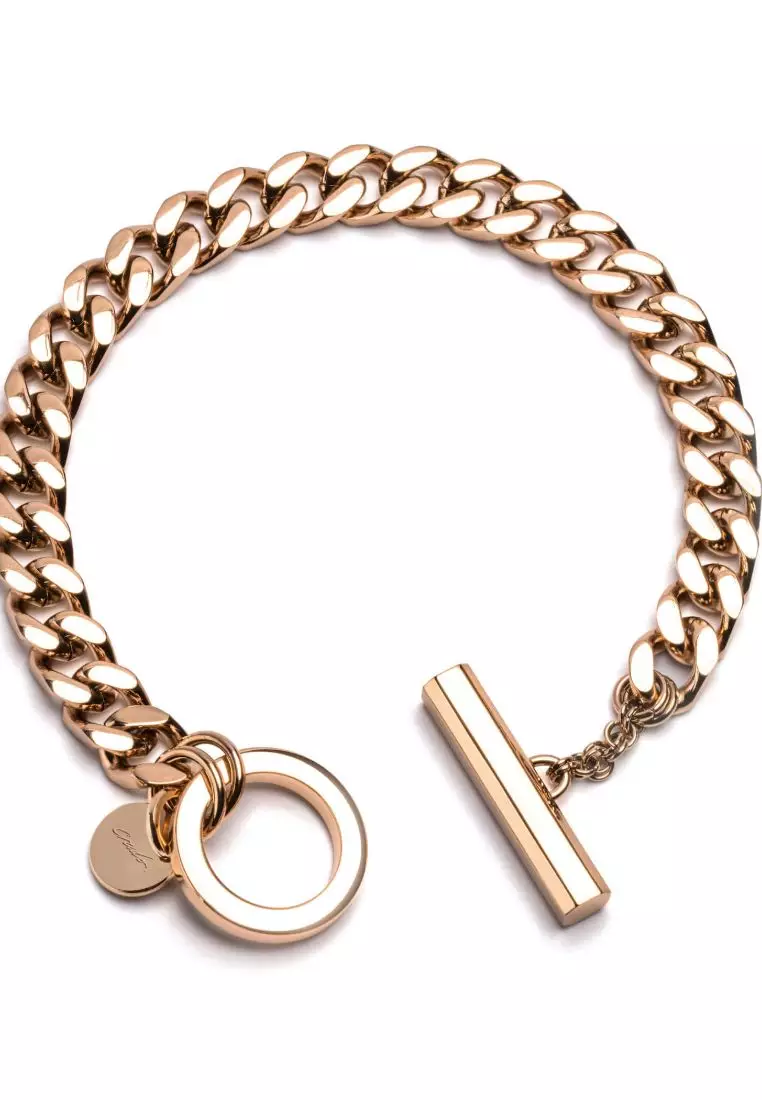 The Love of Brooklyn Curb Chain Bracelet - Rose Gold (Standard)