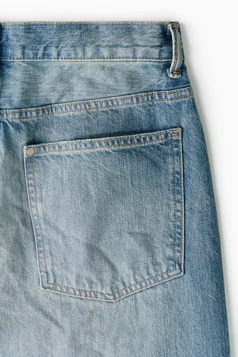 Baggy denim shorts