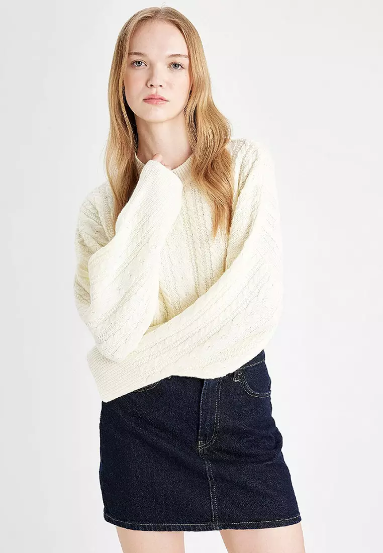Braided Knit Jumper