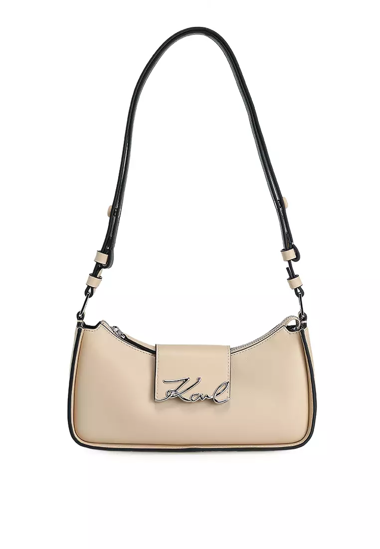 Buy KARL LAGERFELD K/Signature Small Zip Shoulder Bag 2026 Online