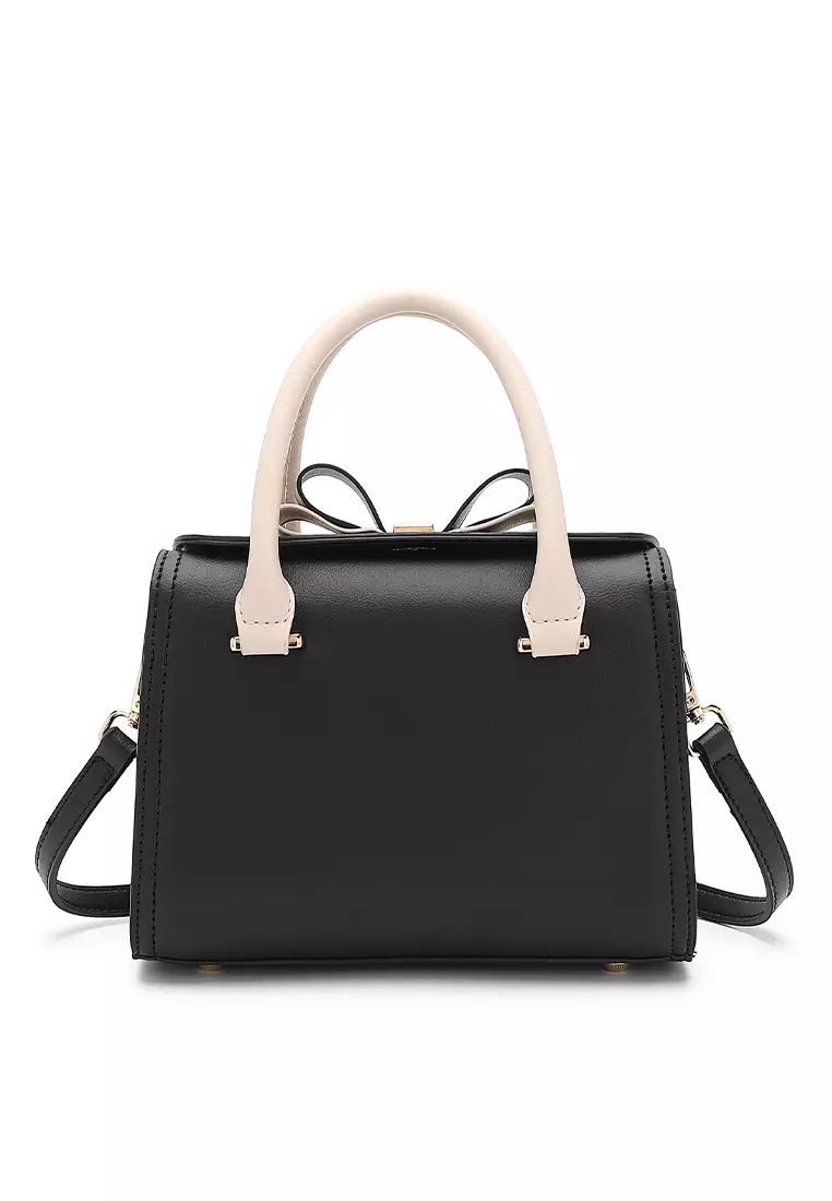 Logo Top Handle Bag / Sling Bag / Crossbody Bag (手拿袋 / 斜孭袋) - 黑色