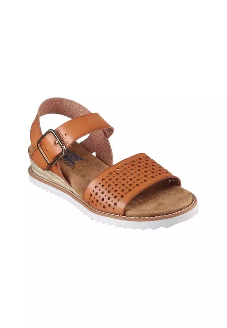 Discount on Skechers  shoes - SKU: Skechers Womens Desert Kiss Perforated Quarter Strap Sandal