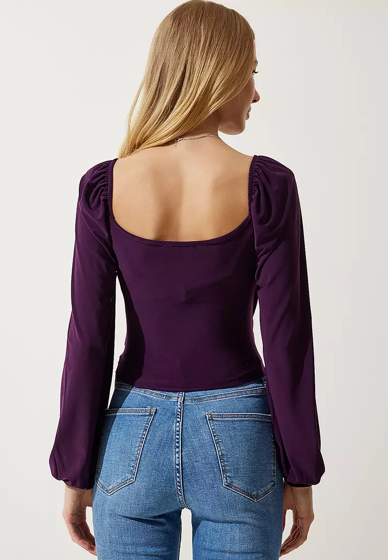 Balloon Sleeve Blouse