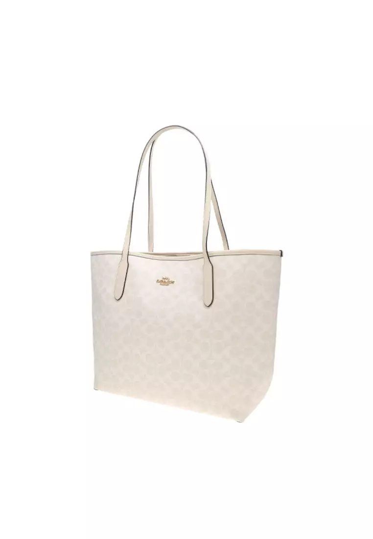 City女士托特包粉筆白色CV976