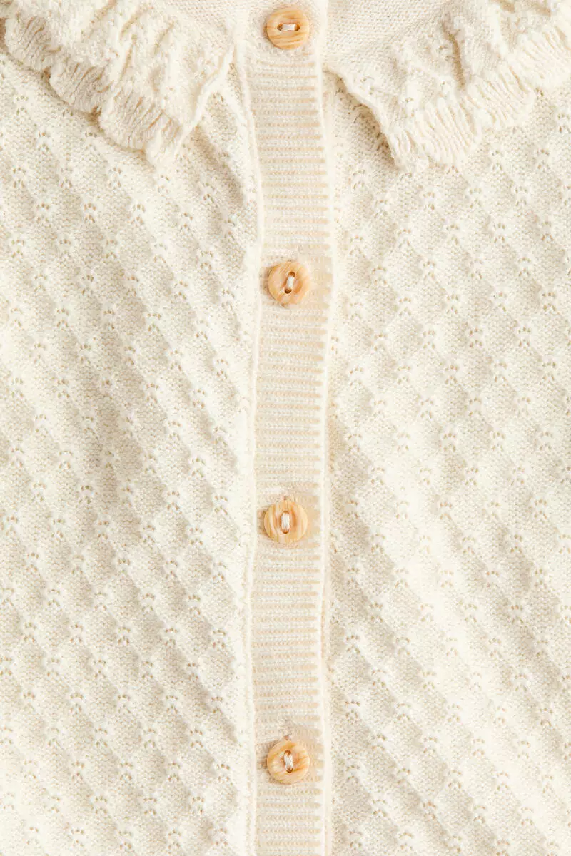 Textured-knit cotton romper suit