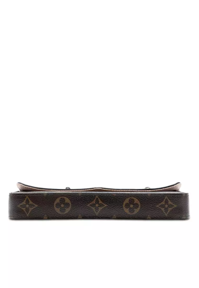 Pre-Loved Louis Vuitton Monogram Pochette Felicie Valentine Dog