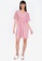 ZALORA BASICS pink Short Sleeve Dress with Drawstring 2DE5BAA9AD95C3GS_4