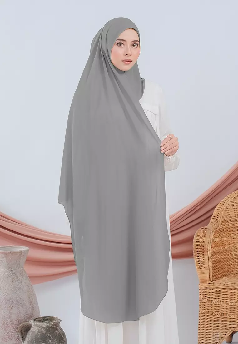 HIJAB INSTAN SABIYA - DARK GREY
