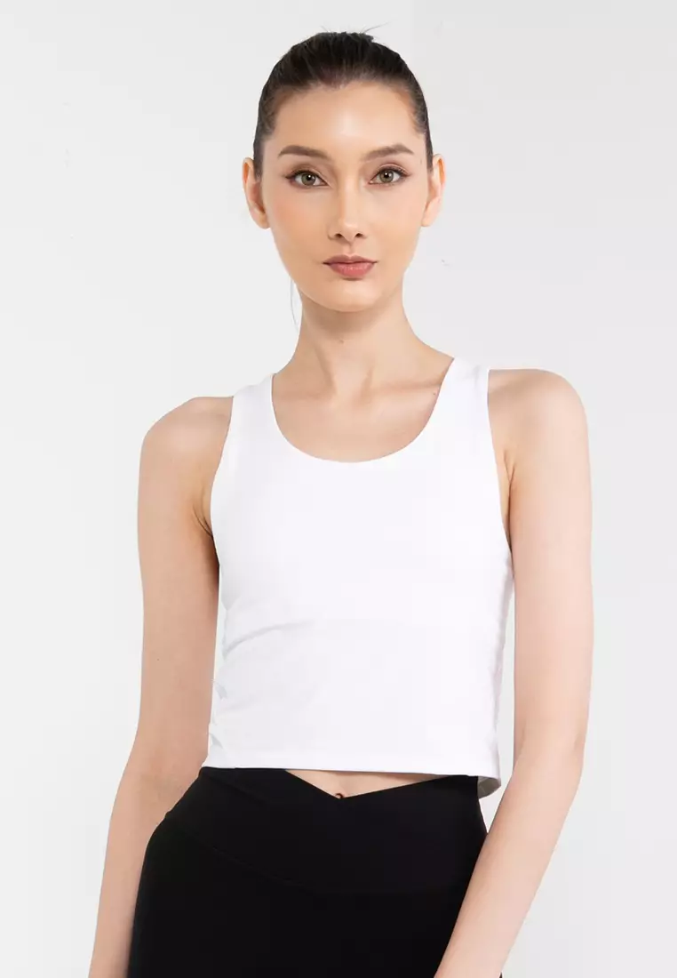 Cotton on Body Smoothing Cut Out Vestlette Top Women's S Iced Sky  Sleeveless +