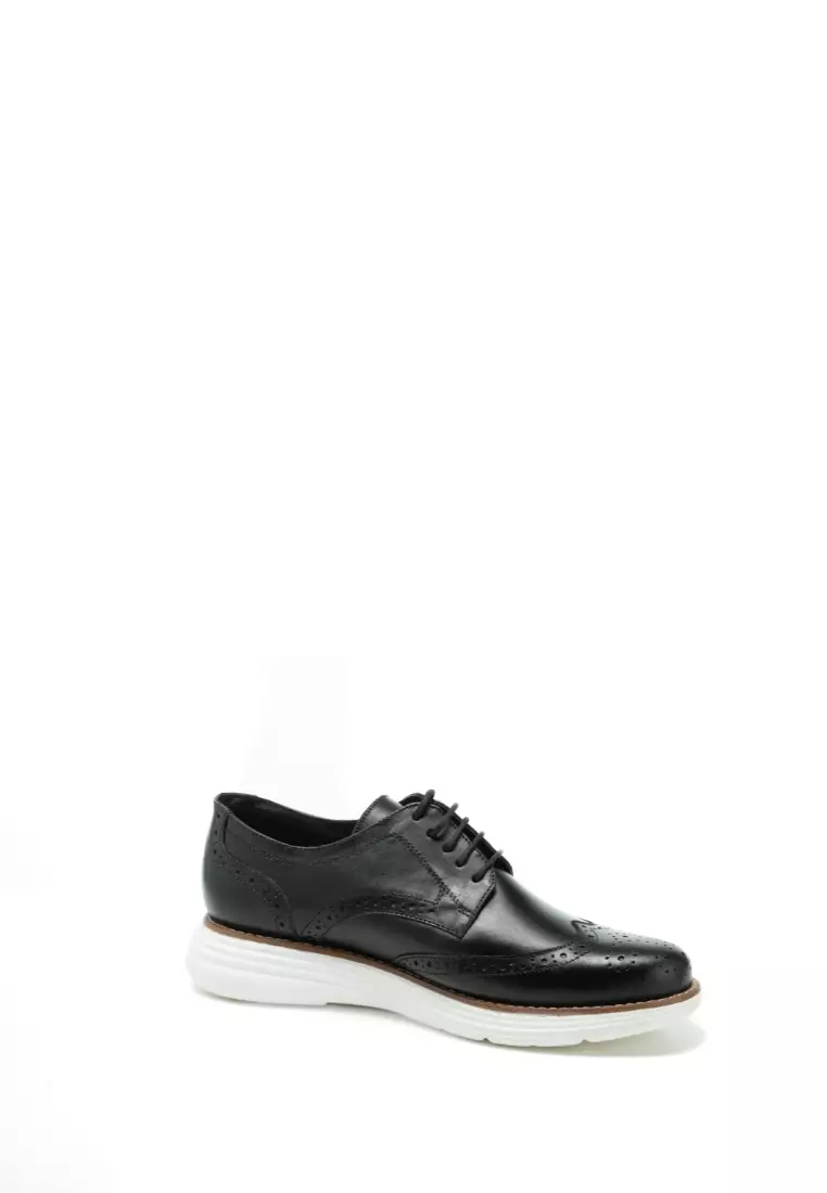 Discount on Jirras  shoes - SKU: Jirras Men Derby Lite Shoes Genuine Leather Filipino Handcraft Black Jabez