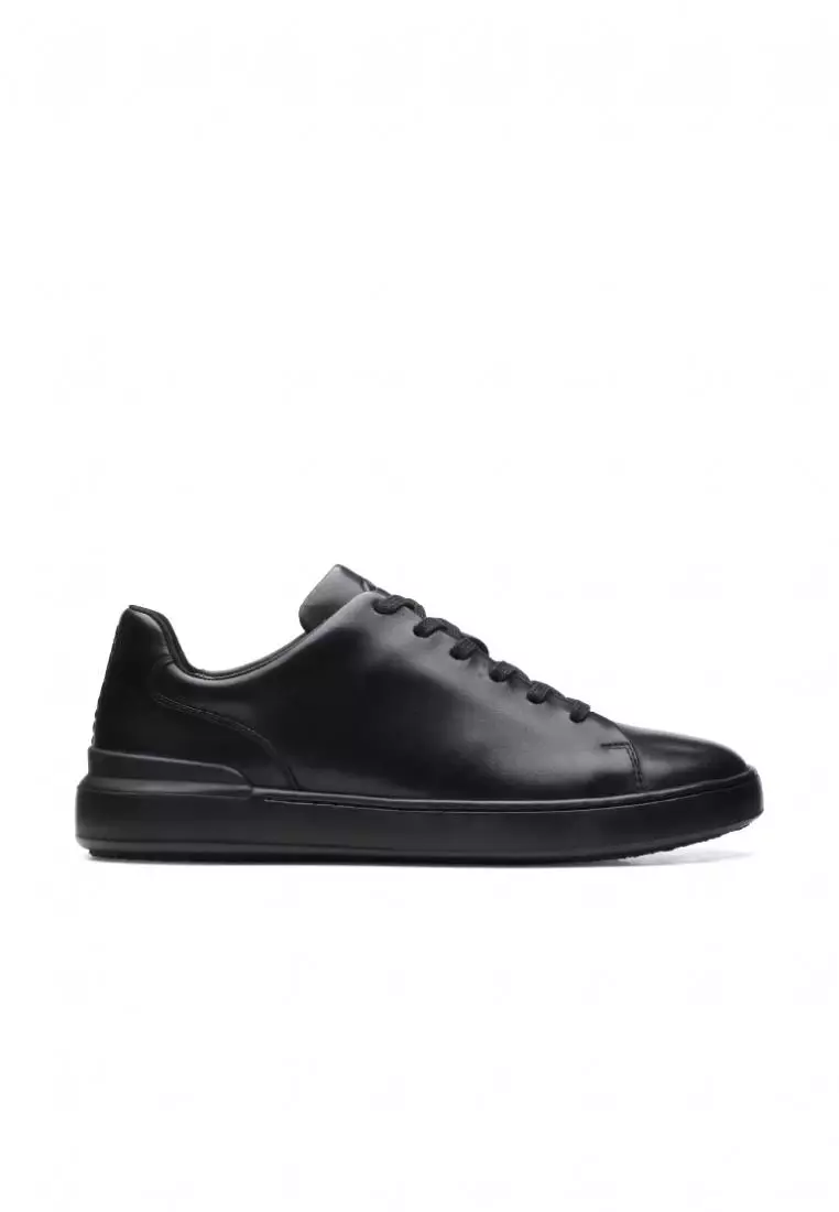 Clarks mens online black shoes sale