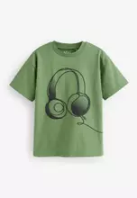 Green Linear Headphones