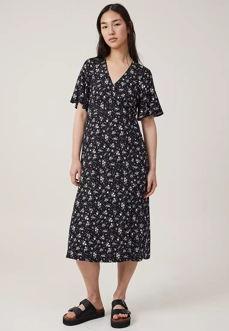 Cotton on wrap store dress