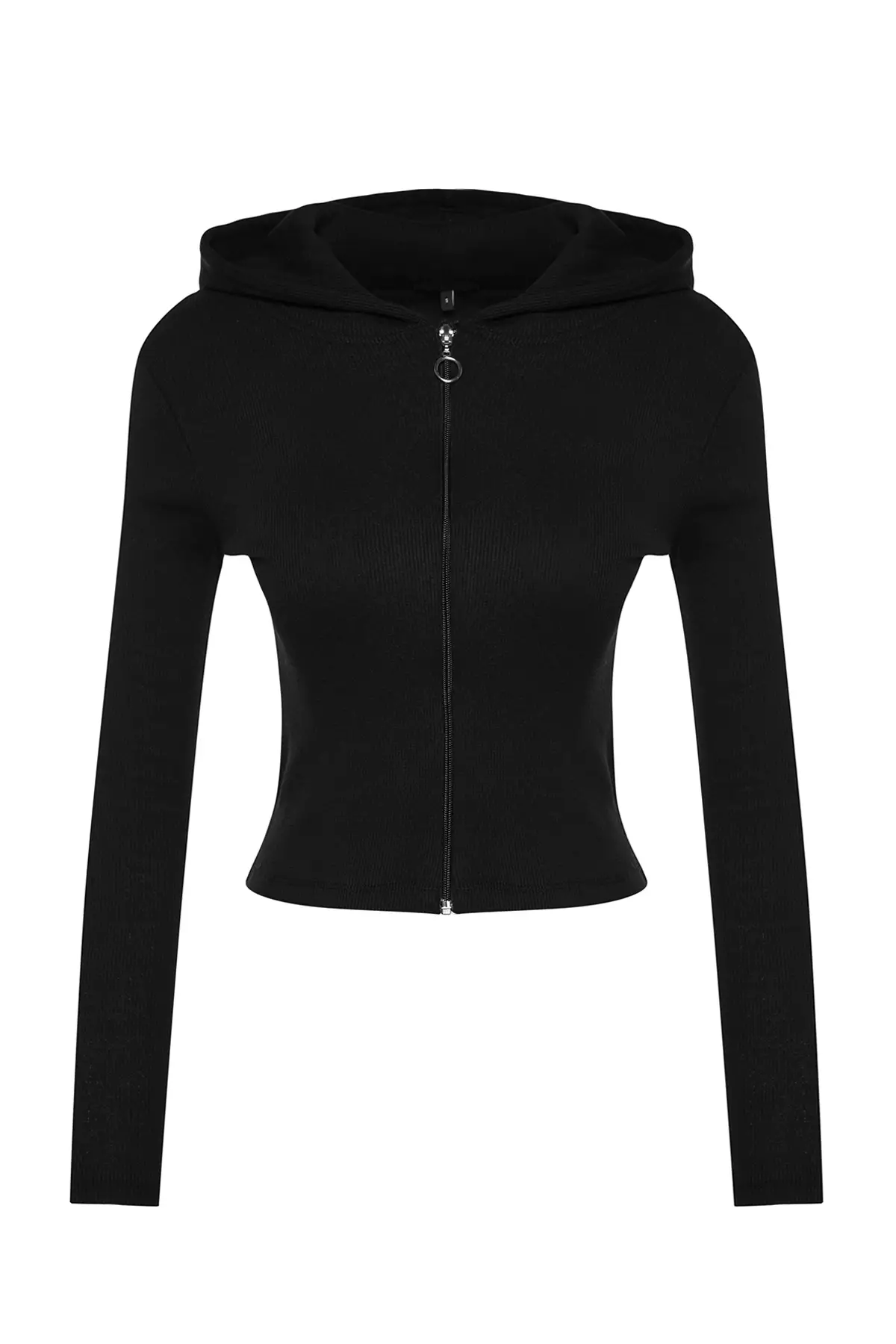 Zip Fitted Hoodie