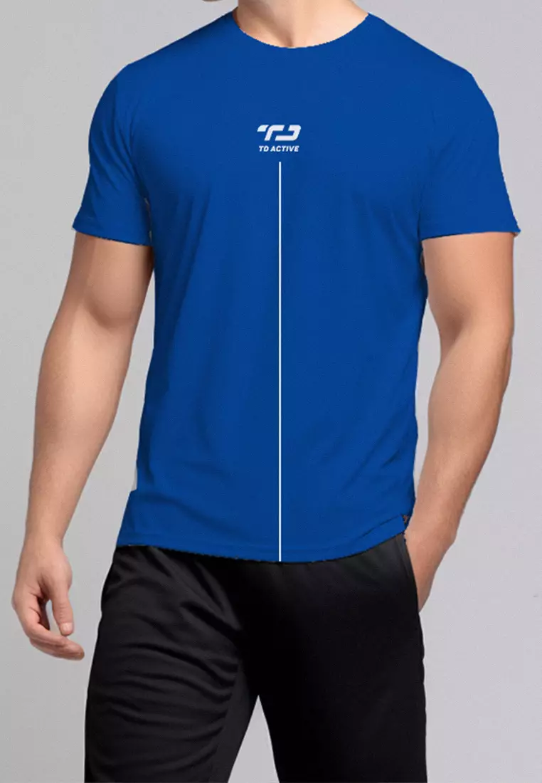 Td Active MS092 Kaos Olahraga Pria Raglan Benhur Kaos