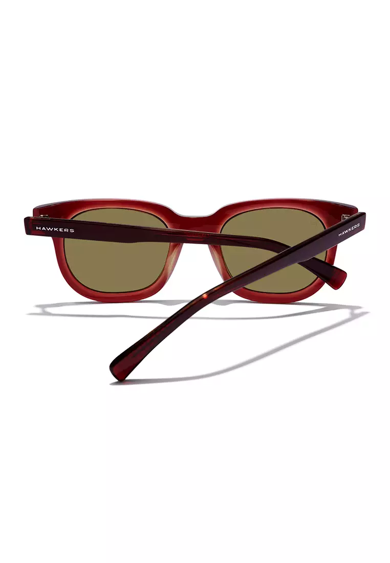 HAWKERS Brown Vintage Juniper Oasis Sunglasses For Men And Women, Unisex. Official Product Designed In Spain