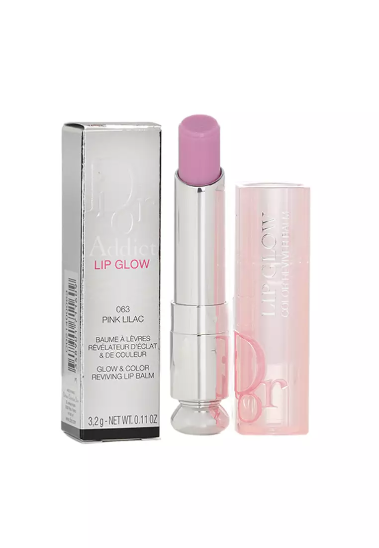 CHRISTIAN DIOR - Dior Addict Lip Glow & Colour Reviving Lip Balm # 063 Pink Lilac 3.2g/0.11oz