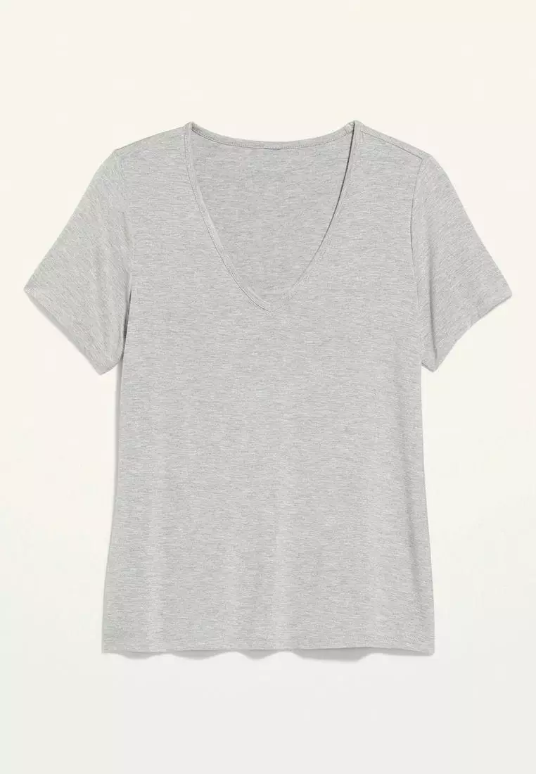 Luxe V-Neck T-Shirt For Women
