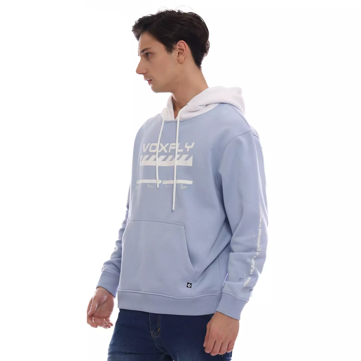 Voxfly Jumper Pria Futuristic Ii Men Hoodie Planet Surf