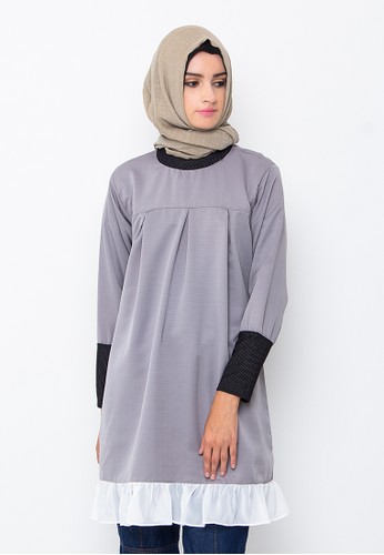 Tunieq expose white remple - in GREY colour